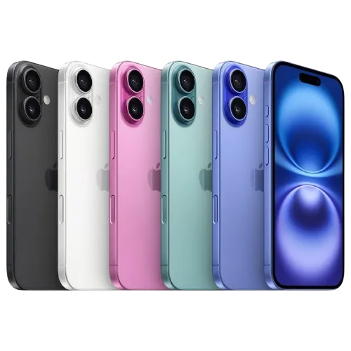 Familia iPhone 16 Plus en todos sus colores